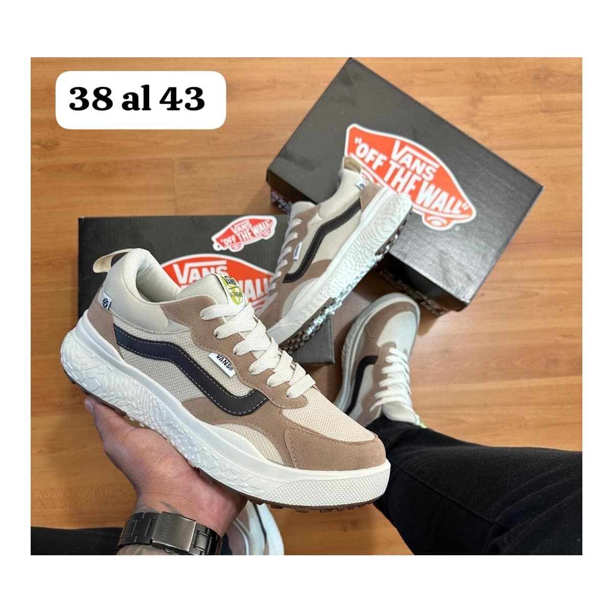 Running Chunky Runner Urbana Gris/Blanco · Beige/Negro · Blanco/Rosa · Marrón/Blanco — ángulo alternativo